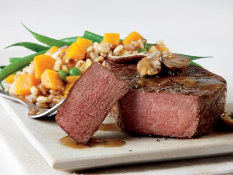 Bistro-Style Filet Mignon with Champagne Pan Sauce