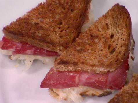 Individual Reuben Sandwiches with Red Chile Russian Dressing