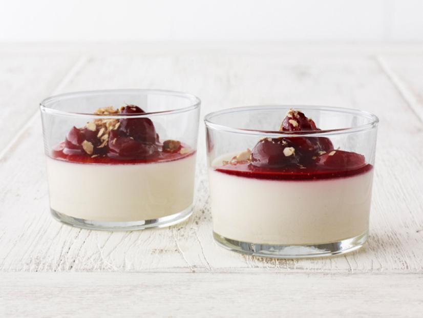 Buttermilk Panna Cotta With Cherry Compote Recipe Food Network Kitchen Food Network