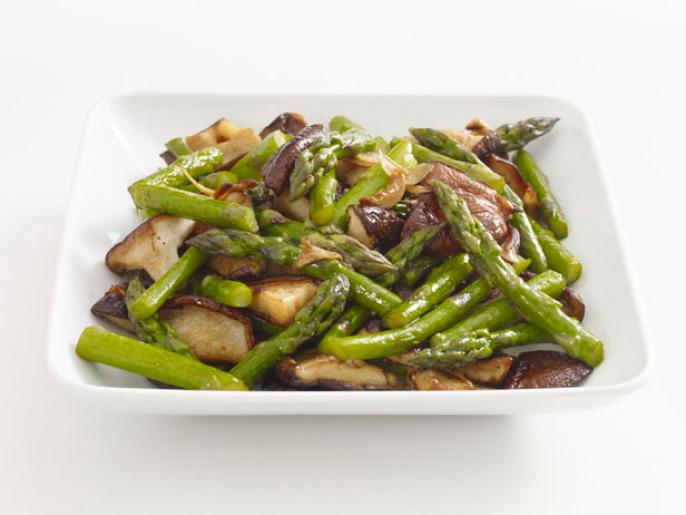 Asian Asparagus and Mushrooms Recipe | Food Network ...