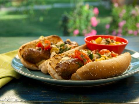 Spiedini Hoagies with Caprese Relish
