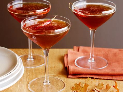 Spiced Bourbon, Beer and Maple Martinis
