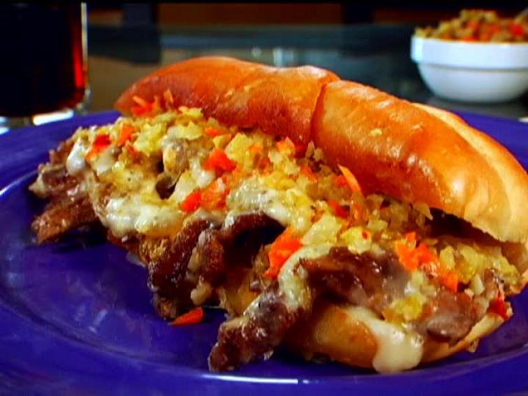 Chicago Cheese Steak Recipe Jeff Mauro Food Network