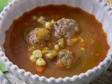 Lamb Meatball Soup (Sopa de Albondigas)