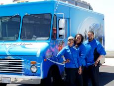 Team Coast of Atlanta: Lena Price, Mike Jones, Tawanaca Davenport, as seen on Food Network's The Great Food Truck Race, Season 3