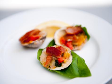 Clams Casino with Compound Butter