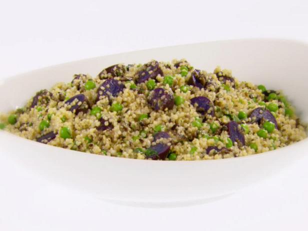 Quinoa and Purple Potato Salad