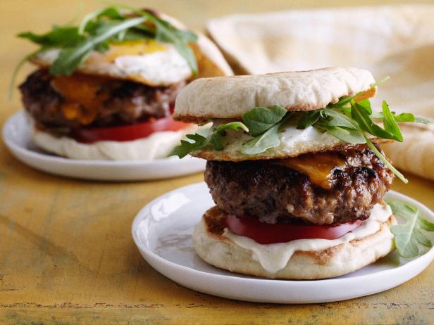 Bacon, Egg and Cheese Breakfast Burgers Recipe, Food Network Kitchen