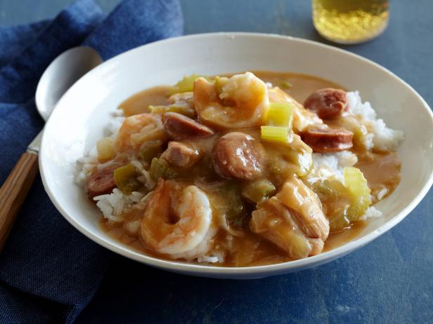 Food Network Kitchens Surf and Turf Gumbo