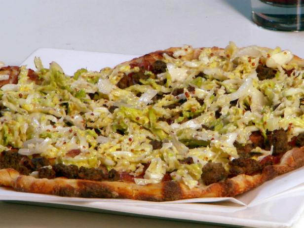 Sausage and Smoked Slaw Pizzette