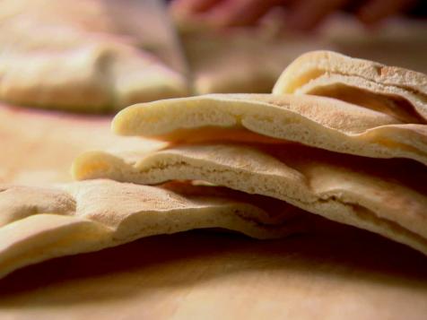 Olive Oil-Toasted Pita Triangles