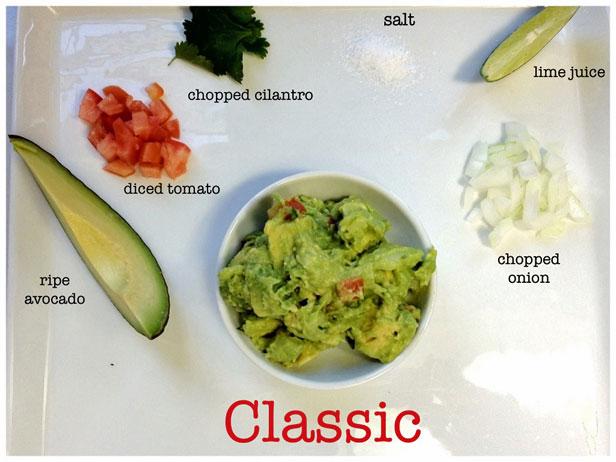 classic guacamole recipe