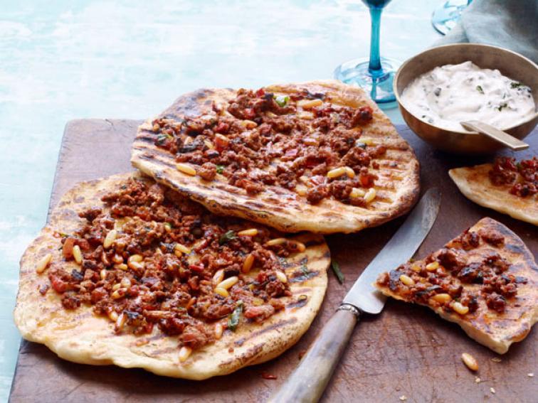 Lamb Pizzas Recipe Food Network Kitchen Food Network