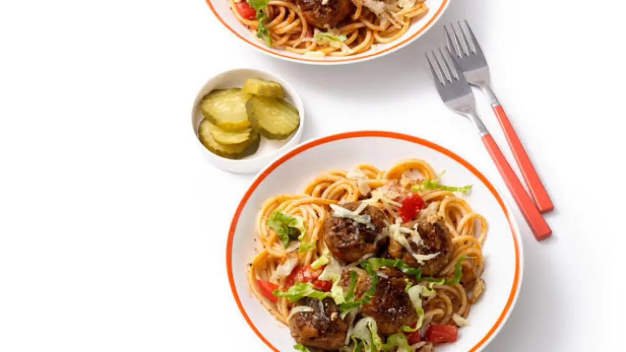 Burger Spaghetti