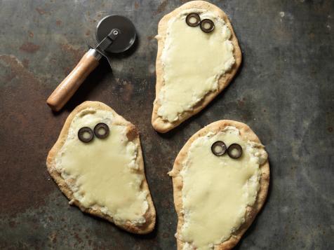 Individual Scary White Pizzas