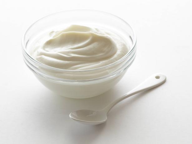 Stock Photo of Greek Yogurt on White