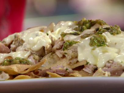 Nachos Blanco with Roasted Jalapeno Salsa