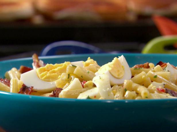 Bacon and Egg Macaroni Salad Recipe | Rachael Ray | Food Network