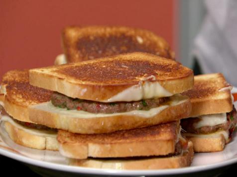 Garlicky Patty Melts with Provolone