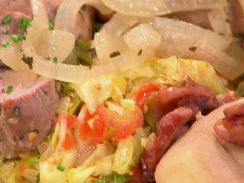 Warm Savoy Cabbage Slaw