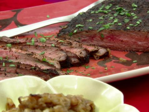 Giddy-Up Steak with Onion-Date Compote