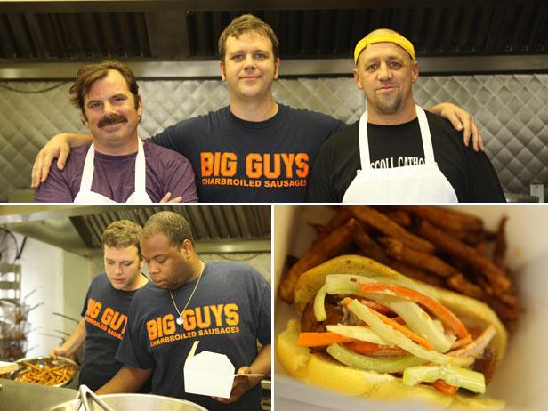 3 days to open big guys sausage stand