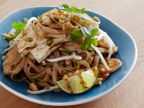 Grilled Tofu and Chicken Pad Thai