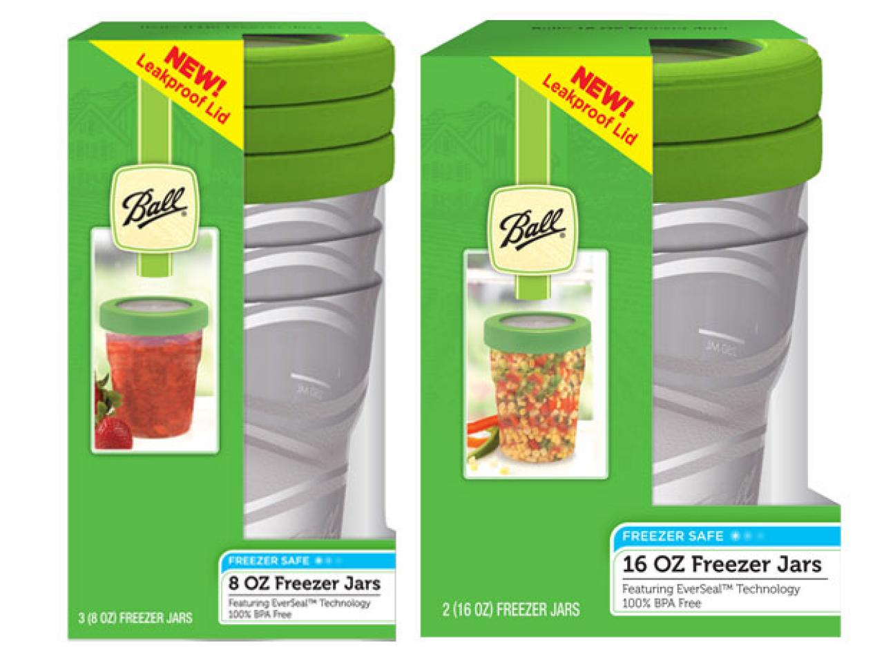 Ball Freezer Jars, 8 oz, Household
