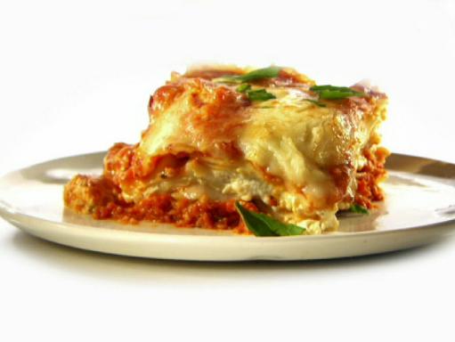 Lasagna with Roasted Eggplant-Ricotta Filling Recipe | Rachael Ray ...