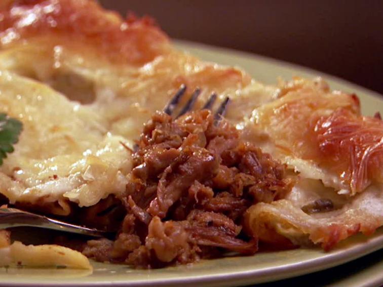 Cheesy Pork Enchiladas Recipe The Neelys Food Network