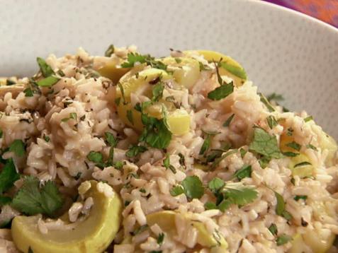 Summer Squash and Green Rice