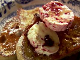 French Toast with Berry Butters