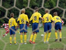 Blocking in soccer game