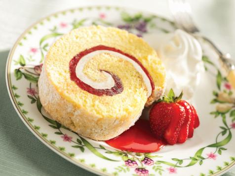 Berries and Cream Cake Roll
