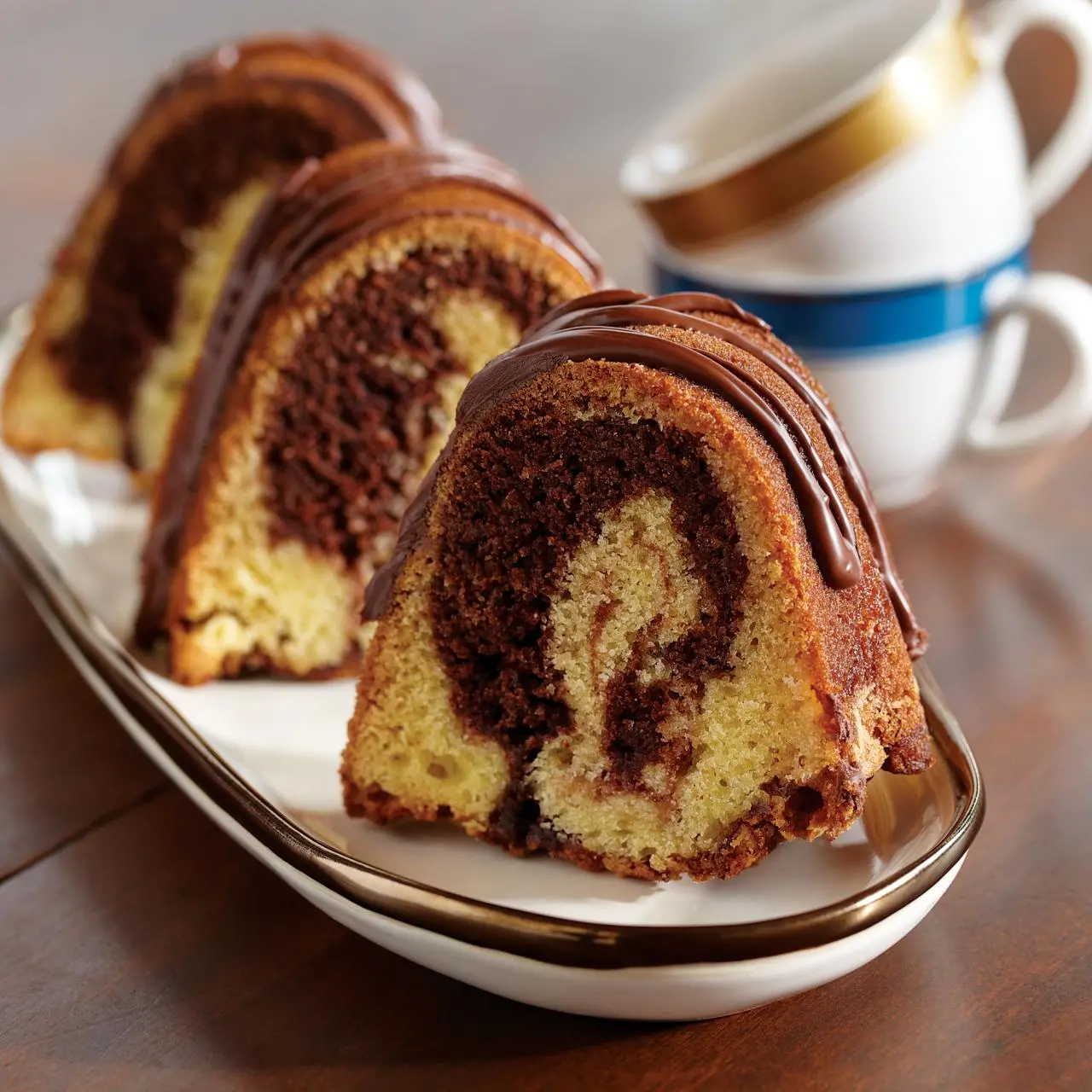 Mocha Swirl Pound Cake Recipe | Food Network