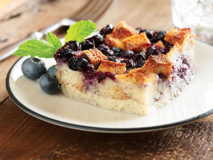 Blueberry Croissant Bread Pudding Recipe | Food Network