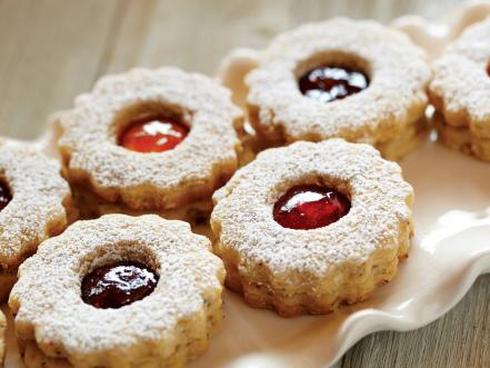 Jam and Hazelnut Cookies Recipe | Food Network