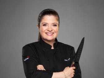 Chef Alex Guarnaschelli as seen on Food Network's, Next Iron Chef Season 5