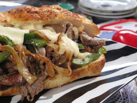 Philly Cheese Steak with Smoked Gruyere Sauce