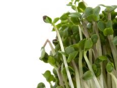 Sprouts: buy these little green nutritional powerhouses at the store or make your own at home using seeds, a glass jar and some cheesecloth.