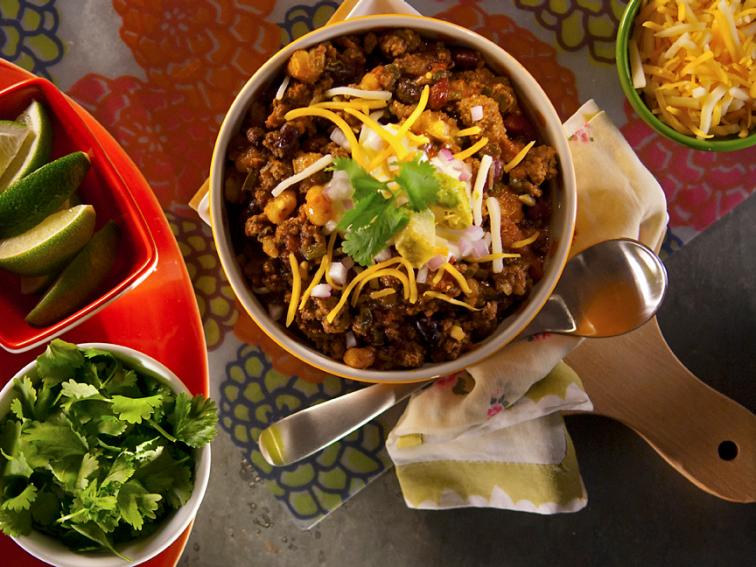 Healthy Bison Chili Recipe Kelsey Nixon Food Network