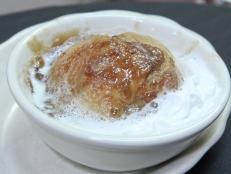 <p>If you need a little pick me up while perusing the Reading Terminal Market, head to the Amish section for a hot apple dumpling from the Dutch Eating Place. It's served with whipped heavy cream!</p>