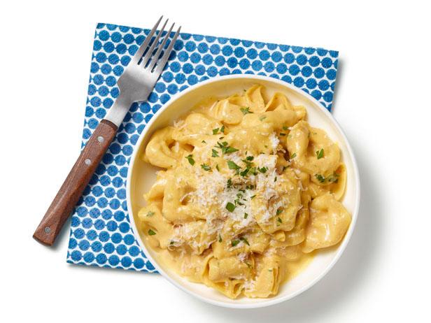 Tortellini With Pumpkin Alfredo Sauce image