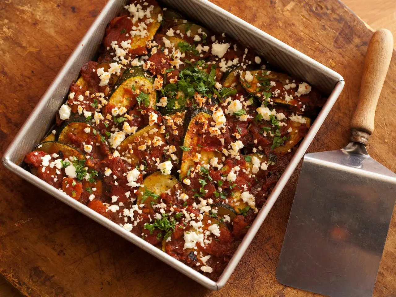 Light Spicy Zucchini and Tomato Casserole Recipe | Food Network