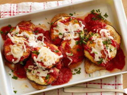 Lightened Chicken and Eggplant Parmesan         