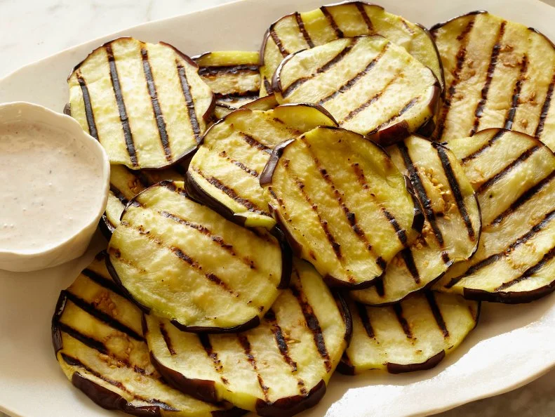 Grilled Eggplant with Yogurt and Mint