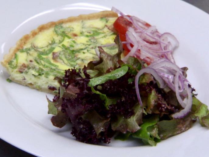 Spinach Quiche Recipe Robert Irvine Food Network