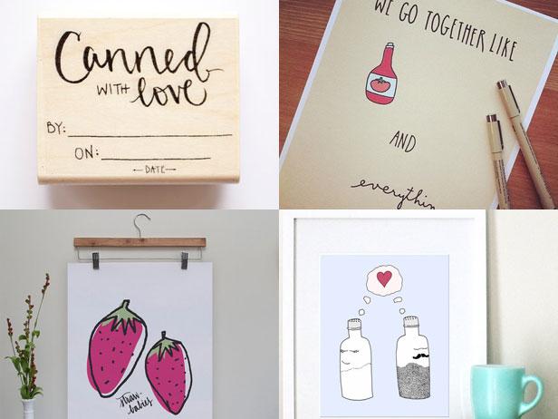 Valentine's Food Lovers Paper Gifts