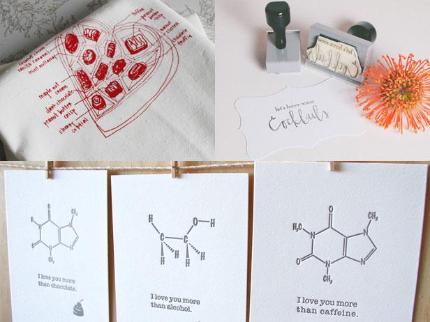 Valentine's Food Lover Paper Gifts