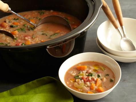 Slow-Cooker Bean and Barley Soup